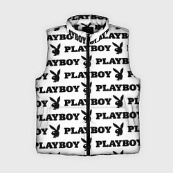Женский жилет Playboy rabbit, цвет: 3D-черный