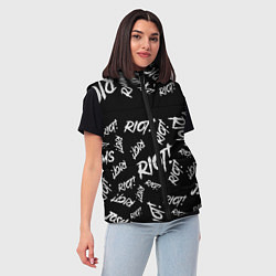 Женский жилет Paramore alllogo, цвет: 3D-красный — фото 2