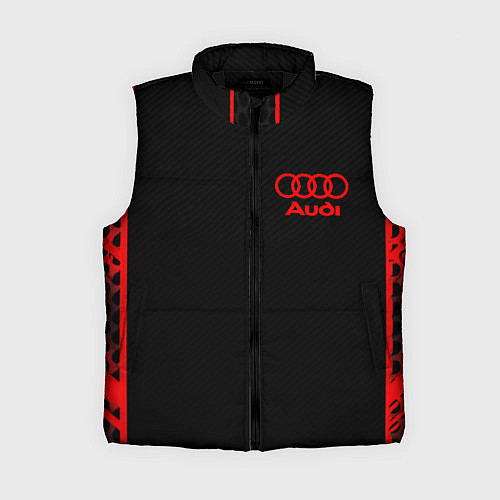 Женский жилет Audi sport geometry / 3D-Черный – фото 1