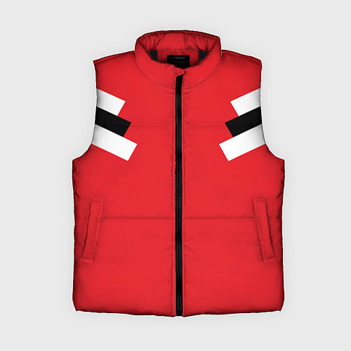 Женский жилет Олимпийка - ретро / 3D-Черный – фото 1