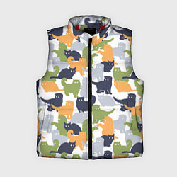 Женский жилет Пушистые кошки