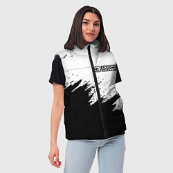 Женский жилет 3Doors down штрихи красок, цвет: 3D-красный — фото 2