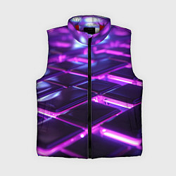 Женский жилет Фиолетовая неоновая плитка