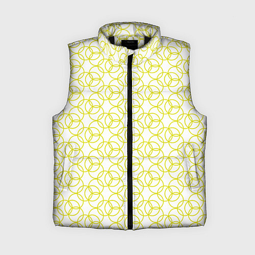 Женский жилет Круговой узор / 3D-Черный – фото 1
