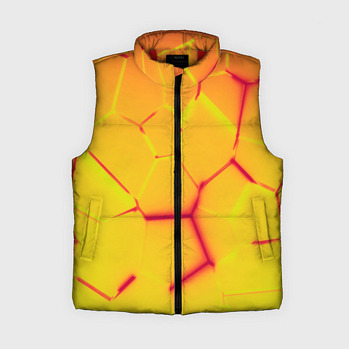 Женский жилет Плиты желтые броня / 3D-Красный – фото 1