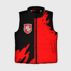 Женский жилет Белоруссия краски текстура