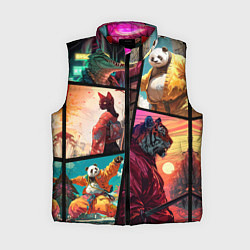 Женский жилет Animal GTA, цвет: 3D-красный