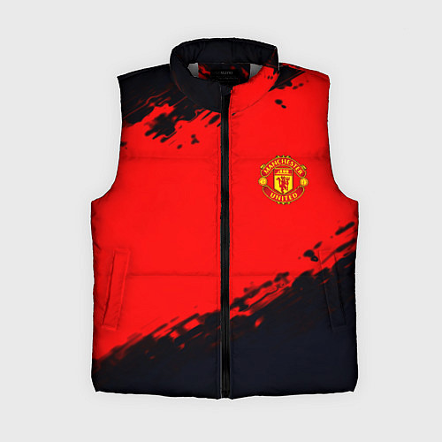 Женский жилет Manchester United colors sport / 3D-Светло-серый – фото 1