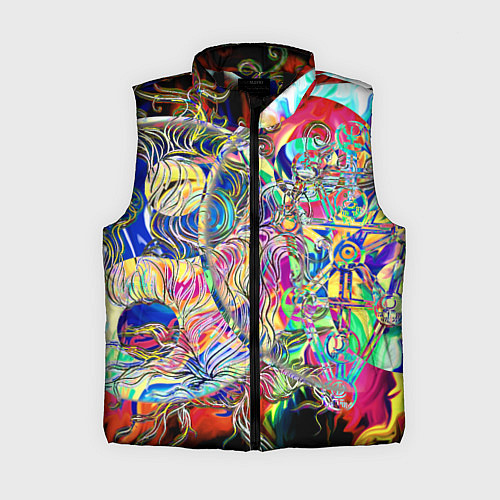 Женский жилет Сплетение Инь Ян / 3D-Черный – фото 1