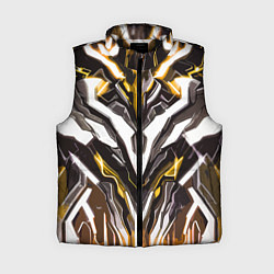 Женский жилет Неоновая кибер броня жёлтая