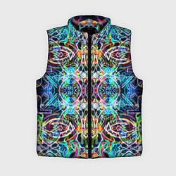 Женский жилет Фрактальный орнамент