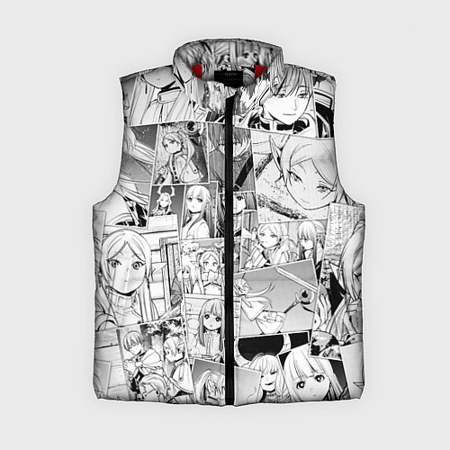 Женский жилет Провожающая в последний путь Фрирен узор / 3D-Красный – фото 1