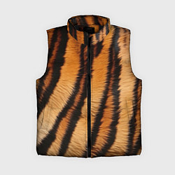 Женский жилет Тигровая шкура, цвет: 3D-черный