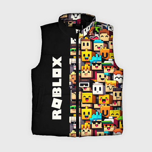 Женский жилет Roblox - game / 3D-Черный – фото 1