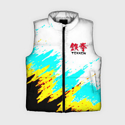 Женский жилет Теккен краски файтинг, цвет: 3D-светло-серый