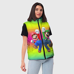 Женский жилет Братья Марио, цвет: 3D-светло-серый — фото 2