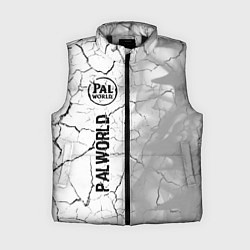 Женский жилет Palworld glitch на светлом фоне по-вертикали
