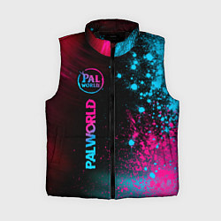 Женский жилет Palworld - neon gradient по-вертикали
