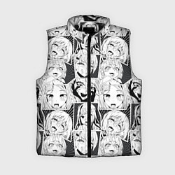 Женский жилет Ahegao узор, цвет: 3D-черный