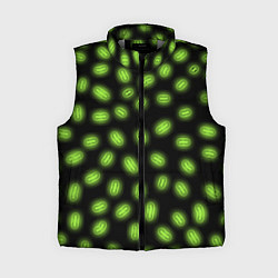 Женский жилет Неоновая имитация бактерий, цвет: 3D-светло-серый