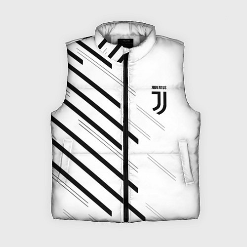 Женский жилет Juventus sport geometry / 3D-Светло-серый – фото 1