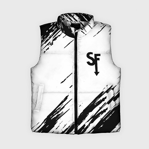 Женский жилет Sally Face краски инди гейм / 3D-Светло-серый – фото 1