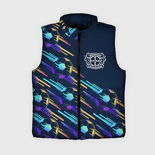 Женский жилет Bayer 04 градиентные мячи / 3D-Черный – фото 1