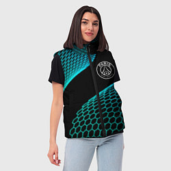 Женский жилет PSG football net, цвет: 3D-черный — фото 2