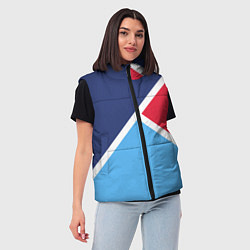 Женский жилет Расцветка из 90, цвет: 3D-светло-серый — фото 2