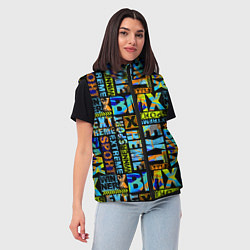 Женский жилет Extreme sport BMX, цвет: 3D-красный — фото 2