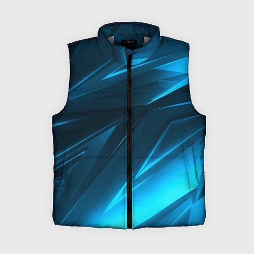 Женский жилет Geometry stripes neon color / 3D-Светло-серый – фото 1