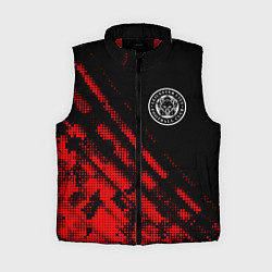 Женский жилет Leicester City sport grunge, цвет: 3D-красный