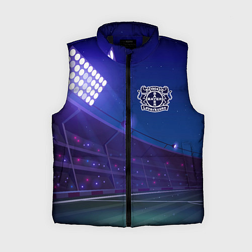 Женский жилет Bayer 04 ночное поле / 3D-Черный – фото 1