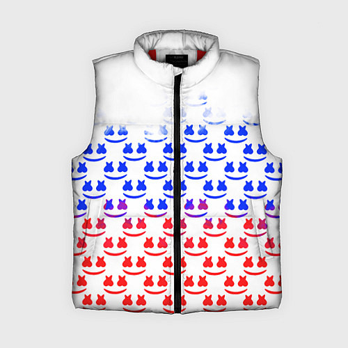 Женский жилет Marshmello russia color / 3D-Красный – фото 1