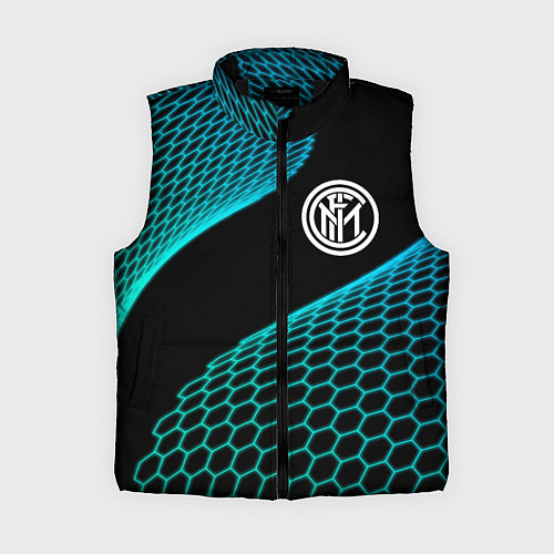 Женский жилет Inter football net / 3D-Черный – фото 1