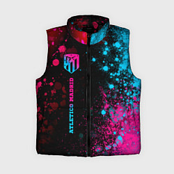 Женский жилет Atletico Madrid - neon gradient по-вертикали