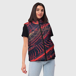 Женский жилет Раскалённые провода, цвет: 3D-светло-серый — фото 2