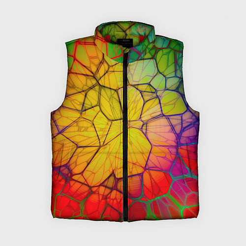 Женский жилет Bright abstraction / 3D-Красный – фото 1