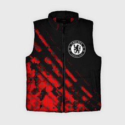 Женский жилет Chelsea sport grunge, цвет: 3D-красный