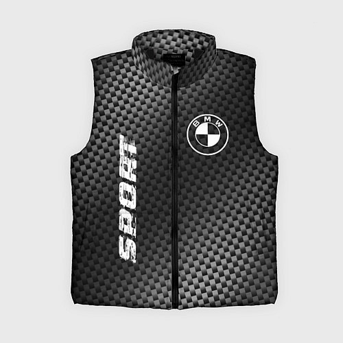 Женский жилет BMW sport carbon / 3D-Черный – фото 1