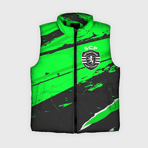 Женский жилет Sporting sport green / 3D-Черный – фото 1