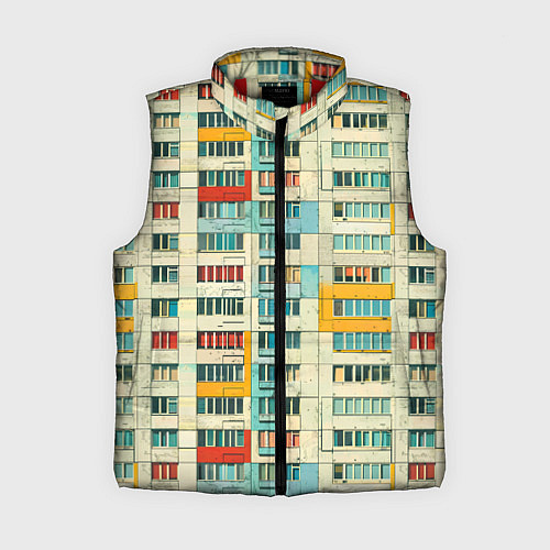 Женский жилет Яркая панелька / 3D-Красный – фото 1