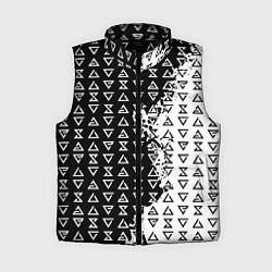 Женский жилет Ведьмак 3 магические знаки, цвет: 3D-черный