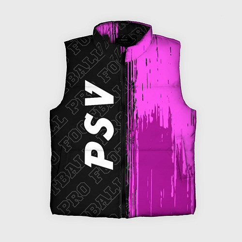 Женский жилет PSV pro football по-вертикали / 3D-Черный – фото 1