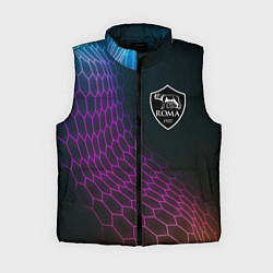 Женский жилет Roma футбольная сетка, цвет: 3D-черный