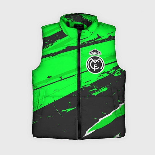 Женский жилет Real Madrid sport green / 3D-Черный – фото 1