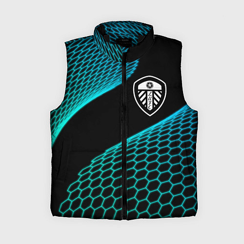 Женский жилет Leeds United football net / 3D-Черный – фото 1