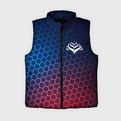 Женский жилет Warframe неоновые соты, цвет: 3D-черный