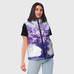 Женский жилет Marisa Sakura from Touhou Project Reimu, цвет: 3D-светло-серый — фото 2