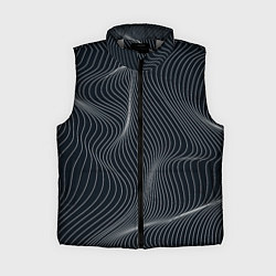Женский жилет Черная аннигиляция, цвет: 3D-светло-серый